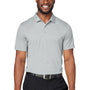 Puma Mens Gamer Moisture Wicking Short Sleeve Polo Shirt - High Rise Grey - Closeout