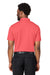 Puma 599120 Mens Gamer Moisture Wicking Short Sleeve Polo Shirt Hot Coral Model Back