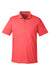 Puma 599120 Mens Gamer Moisture Wicking Short Sleeve Polo Shirt Hot Coral Flat Front