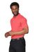 Puma 599120 Mens Gamer Moisture Wicking Short Sleeve Polo Shirt Hot Coral Model 3q