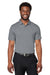 Puma 599120 Mens Gamer Moisture Wicking Short Sleeve Polo Shirt Quiet Shade Grey Model Front
