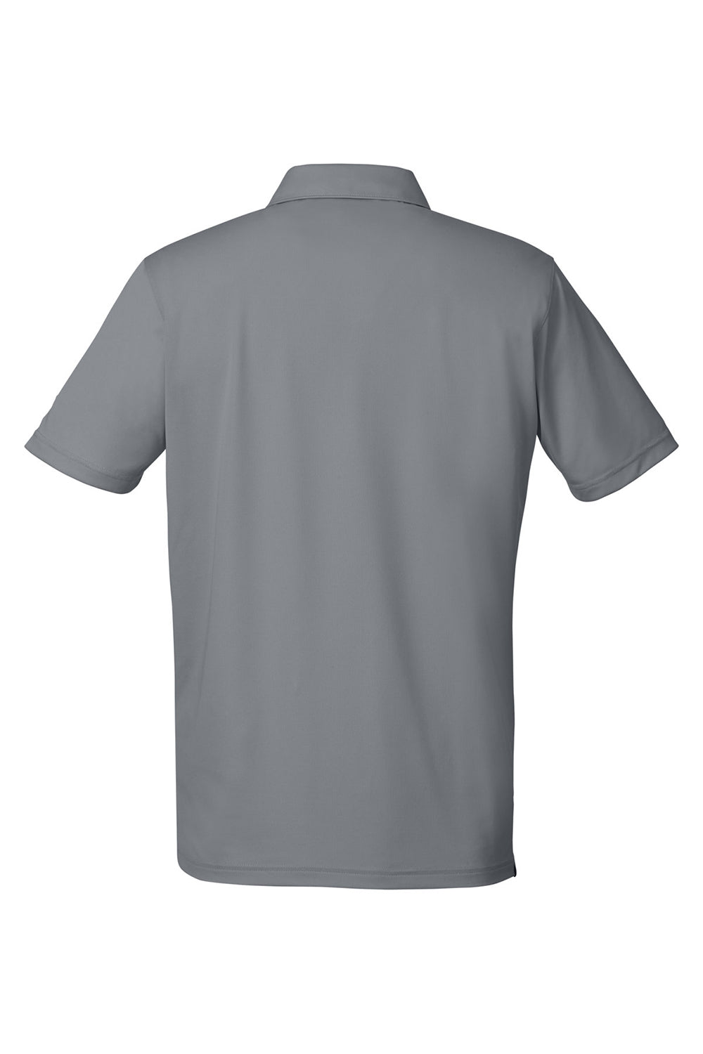 Puma 599120 Mens Gamer Moisture Wicking Short Sleeve Polo Shirt Quiet Shade Grey Flat Back