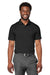 Puma 599120 Mens Gamer Moisture Wicking Short Sleeve Polo Shirt Black Model Front