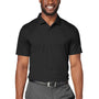 Puma Mens Gamer Moisture Wicking Short Sleeve Polo Shirt - Black - Closeout