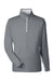 Puma 599127 Mens Gamer Moisture Wicking 1/4 Zip Sweatshirt Quiet Shade Grey Flat Front