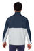 Puma 599128 Mens 1st Mile Moisture Wicking Full Zip Wind Jacket Navy Blue/High Rise Grey Model Back