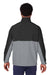 Puma 599128 Mens 1st Mile Moisture Wicking Full Zip Wind Jacket Black/Quiet Shade Grey Model Back