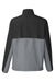 Puma 599128 Mens 1st Mile Moisture Wicking Full Zip Wind Jacket Black/Quiet Shade Grey Flat Back