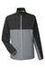 Puma 599128 Mens 1st Mile Moisture Wicking Full Zip Wind Jacket Black/Quiet Shade Grey Flat Front