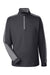 Puma 599129 Mens Cloudspun Moisture Wicking 1/4 Zip Sweatshirt Heather Black/Quiet Shade Grey Flat Front