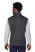 Puma 599130 Mens Cloudspun T7 Moisture Wicking Full Zip Vest Heather Black/Quiet Shade Grey Model Back