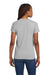 Gildan 5V00L Womens Short Sleeve V-Neck T-Shirt Sport Grey Model Back