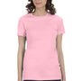 Bella + Canvas Womens The Favorite Short Sleeve Crewneck T-Shirt - Pink