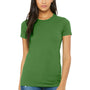 Bella + Canvas Womens The Favorite Short Sleeve Crewneck T-Shirt - Leaf Green