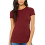 Bella + Canvas Womens The Favorite Short Sleeve Crewneck T-Shirt - Cardinal Red