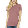 Bella + Canvas Womens The Favorite Short Sleeve Crewneck T-Shirt - Mauve
