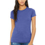 Bella + Canvas Womens The Favorite Short Sleeve Crewneck T-Shirt - Heather True Royal Blue
