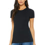 Bella + Canvas Womens The Favorite Short Sleeve Crewneck T-Shirt - Solid Black