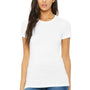 Bella + Canvas Womens The Favorite Short Sleeve Crewneck T-Shirt - Solid White