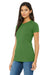 Bella + Canvas BC6004/6004 Womens The Favorite Short Sleeve Crewneck T-Shirt Leaf Green Model 3Q