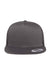 Yupoong Hats 6006/6006MC/6006W Mens Adjustable Trucker Hat Charcoal Grey Flat Front