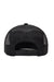 Yupoong Hats 6006/6006MC/6006W Mens Adjustable Trucker Hat Multicam Black Flat Back