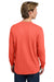 Comfort Colors 6014/C6014 Mens Long Sleeve Crewneck T-Shirt Bright Salmon Orange Model Back