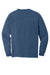 Comfort Colors 6014/C6014 Mens Long Sleeve Crewneck T-Shirt China Blue Flat Back