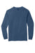 Comfort Colors 6014/C6014 Mens Long Sleeve Crewneck T-Shirt China Blue Flat Front