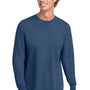Comfort Colors Mens Long Sleeve Crewneck T-Shirt - China Blue