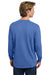 Comfort Colors 6014/C6014 Mens Long Sleeve Crewneck T-Shirt Flo Blue Model Back