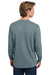 Comfort Colors 6014/C6014 Mens Long Sleeve Crewneck T-Shirt Ice Blue Model Back