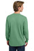 Comfort Colors 6014/C6014 Mens Long Sleeve Crewneck T-Shirt Light Green Model Back