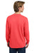 Comfort Colors 6014/C6014 Mens Long Sleeve Crewneck T-Shirt Neon Red Orange Model Back
