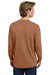 Comfort Colors 6014/C6014 Mens Long Sleeve Crewneck T-Shirt Yam Orange Model Back