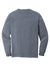 Comfort Colors 6014/C6014 Mens Long Sleeve Crewneck T-Shirt Blue Jean Flat Back