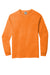 Comfort Colors 6014/C6014 Mens Long Sleeve Crewneck T-Shirt Burnt Orange Flat Front