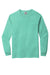Comfort Colors 6014/C6014 Mens Long Sleeve Crewneck T-Shirt Chalky Mint Green Flat Front