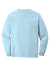 Comfort Colors 6014/C6014 Mens Long Sleeve Crewneck T-Shirt Chambray Blue Flat Back
