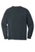 Comfort Colors 6014/C6014 Mens Long Sleeve Crewneck T-Shirt Denim Blue Flat Back