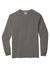 Comfort Colors 6014/C6014 Mens Long Sleeve Crewneck T-Shirt Grey Flat Front