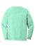 Comfort Colors 6014/C6014 Mens Long Sleeve Crewneck T-Shirt Island Reef Green Flat Back