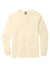Comfort Colors 6014/C6014 Mens Long Sleeve Crewneck T-Shirt Ivory Flat Front