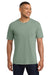 Comfort Colors 6030 Mens Short Sleeve Crewneck T-Shirt w/ Pocket Bay Green Model Front