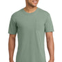 Comfort Colors Mens Short Sleeve Crewneck T-Shirt w/ Pocket - Bay Green