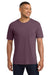 Comfort Colors 6030 Mens Short Sleeve Crewneck T-Shirt w/ Pocket Berry Model Front