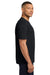Comfort Colors 6030 Mens Short Sleeve Crewneck T-Shirt w/ Pocket Black Model Side