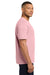 Comfort Colors 6030 Mens Short Sleeve Crewneck T-Shirt w/ Pocket Blossom Pink Model Side