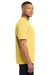 Comfort Colors 6030 Mens Short Sleeve Crewneck T-Shirt w/ Pocket Butter Yellow Model Side