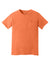 Comfort Colors 6030 Mens Short Sleeve Crewneck T-Shirt w/ Pocket Burnt Orange Flat Front